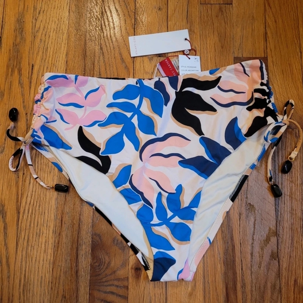 Floral High-Waisted Bikini Bottom
